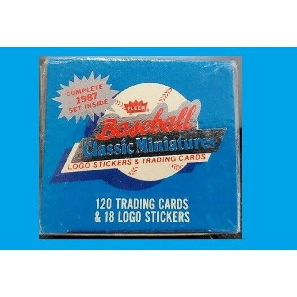 1987 Fleer Mini Classic Miniatures Set Baseball NEW 120 Cards 18 Stickers